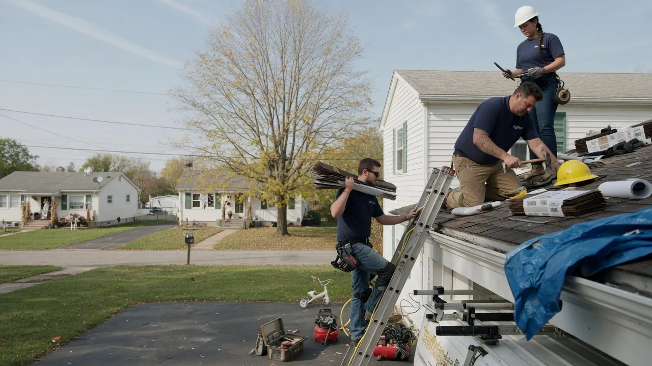 Local Roofing Contractors in Preemption, IL near me